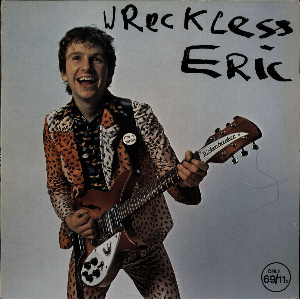 Wreckless Eric Wreckless Eric UK vinyl LP album (LP record) SEEZ6