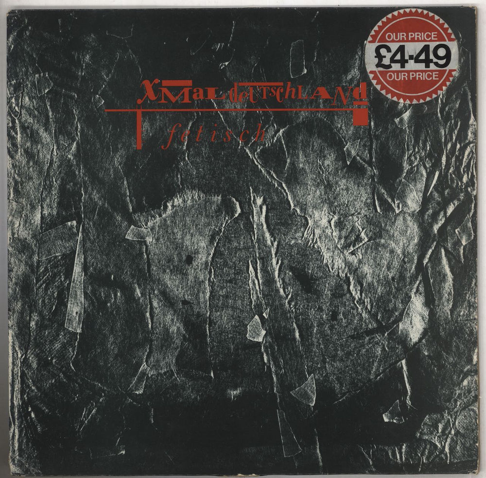 Xmal Deutschland Fetisch - EX UK vinyl LP album (LP record) CAD302