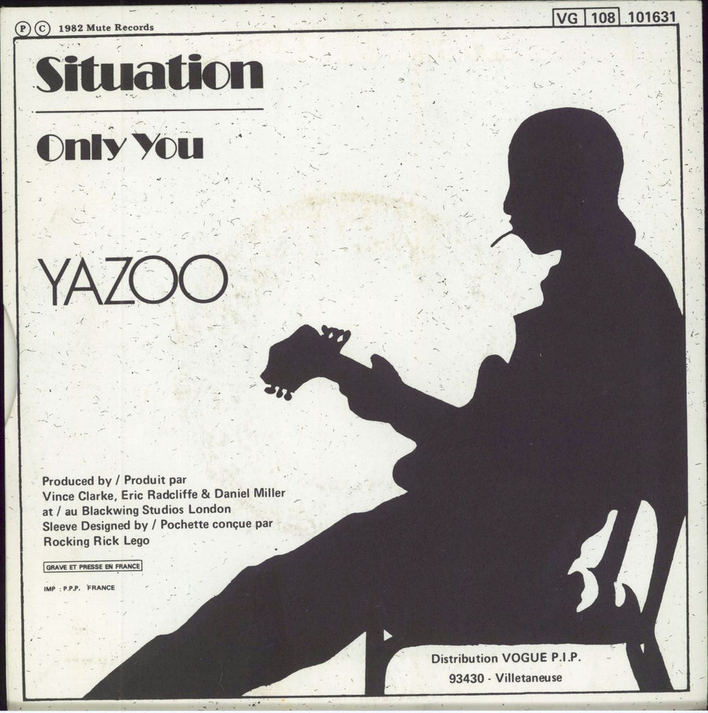 Yazoo Only You French 7" vinyl single (7 inch record / 45)