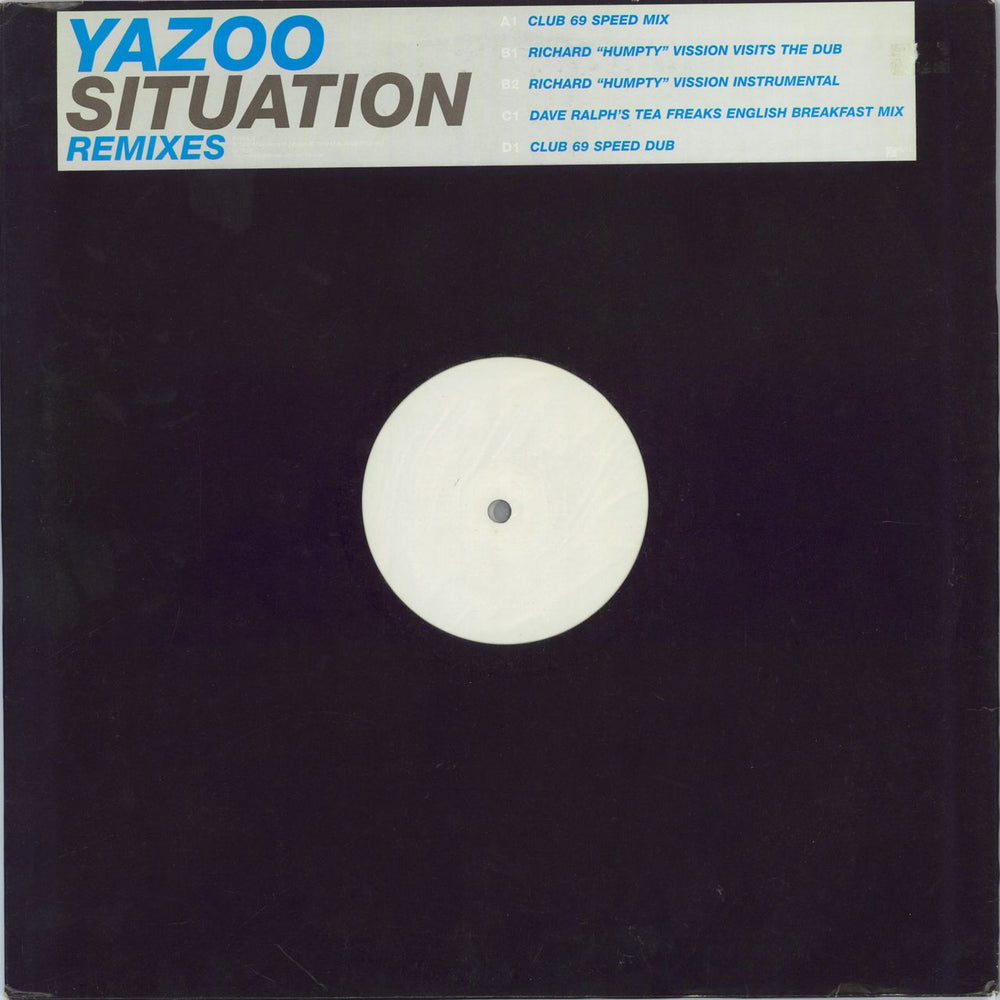 Yazoo Situation Remixes - Test Pressing Double Pack UK 12" vinyl single (12 inch record / Maxi-single) P12YAZ6