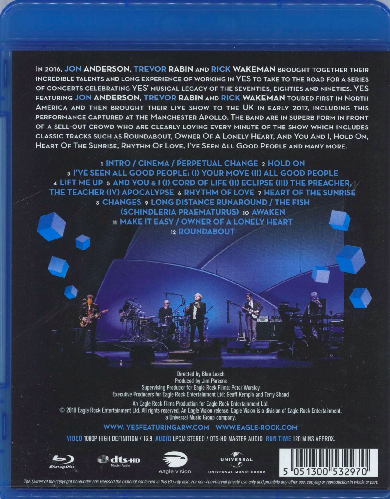 50th　Yes　—　At　The　Apollo　Anniversary　Blu　Ray　Live　UK