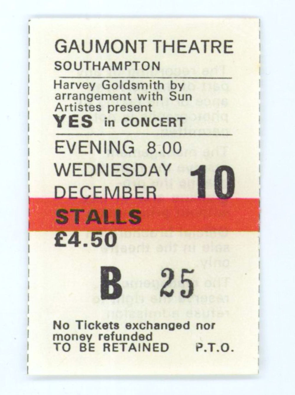 Yes Yesshows 1980 + Ticket Stub Southampton UK tour programme