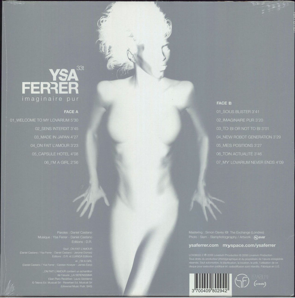 Ysa Ferrer Imaginaire Pur French vinyl LP album (LP record) 3700409802942