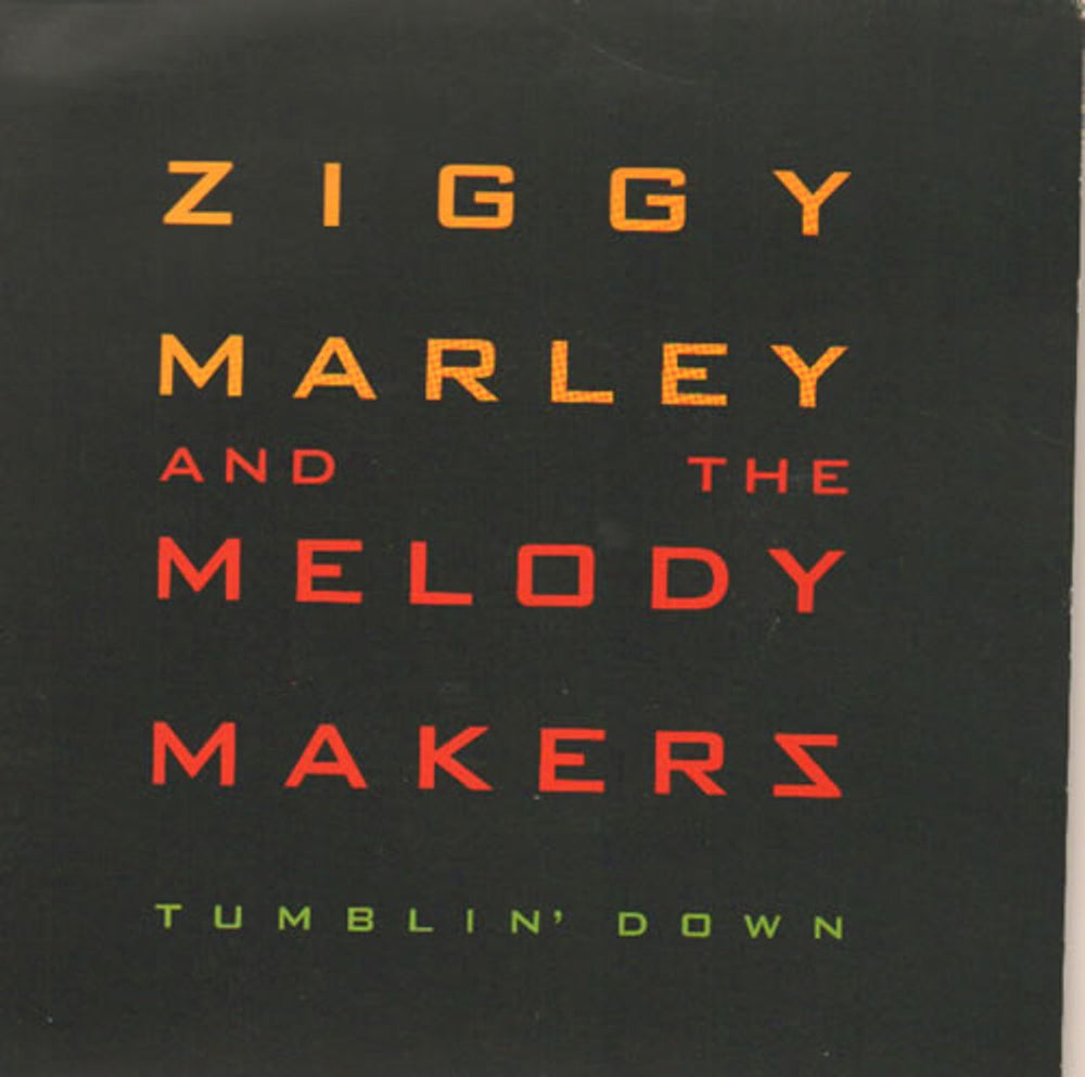 Ziggy Marley Tumblin' Down - Gatefold P/S UK 7" vinyl single (7 inch record / 45) VSG1098