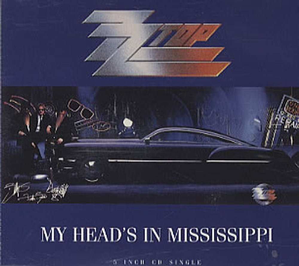 ZZ Top My  Head's In Mississippi German CD single (CD5 / 5") 9362-40018-2