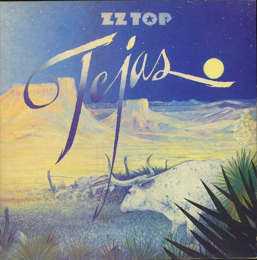 ZZ Top Tejas - EX UK vinyl LP album (LP record) LDU1